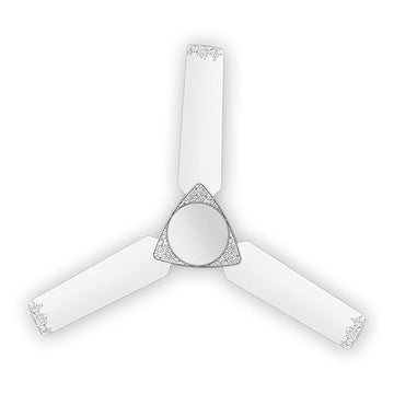 Luminous Jaipur Bandhej 1200mm 56 Watt High Speed 1-Star Malabar Silver Ceiling Fan